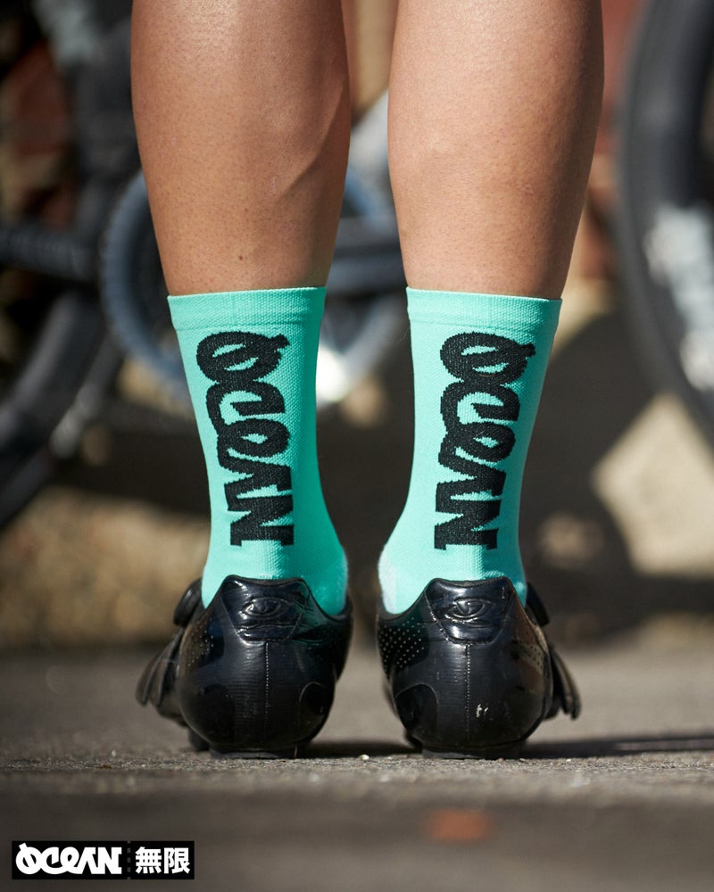 Classic Logo Socks - Celeste