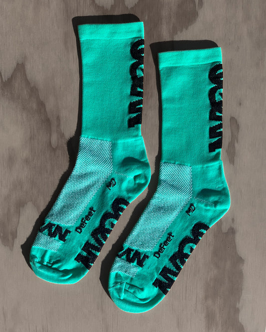 Classic Logo Socks - Celeste